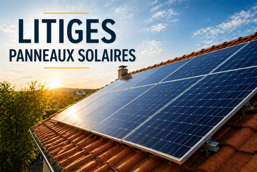 Litiges panneaux solaires : comment un avocat peut vous défendre ? <span class="entry-title-author">— Par Me Antoine RYCKEBOER</span>